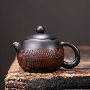 功夫茶紫砂壶西施壶家用茶 7K1建水紫陶壶纯手工茶壶单壶茶具套装