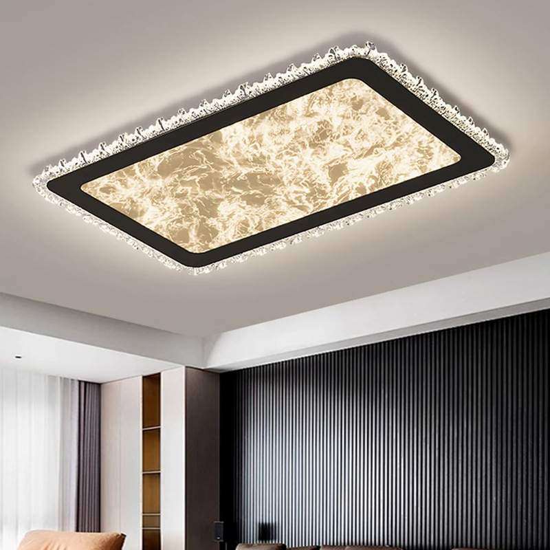 客厅灯轻奢感意式极简客厅主灯长方形吸顶灯全屋组合灯具套餐,电子元器件市场,其它元器件,淘宝优惠券,粉丝福利购,淘宝优惠卷