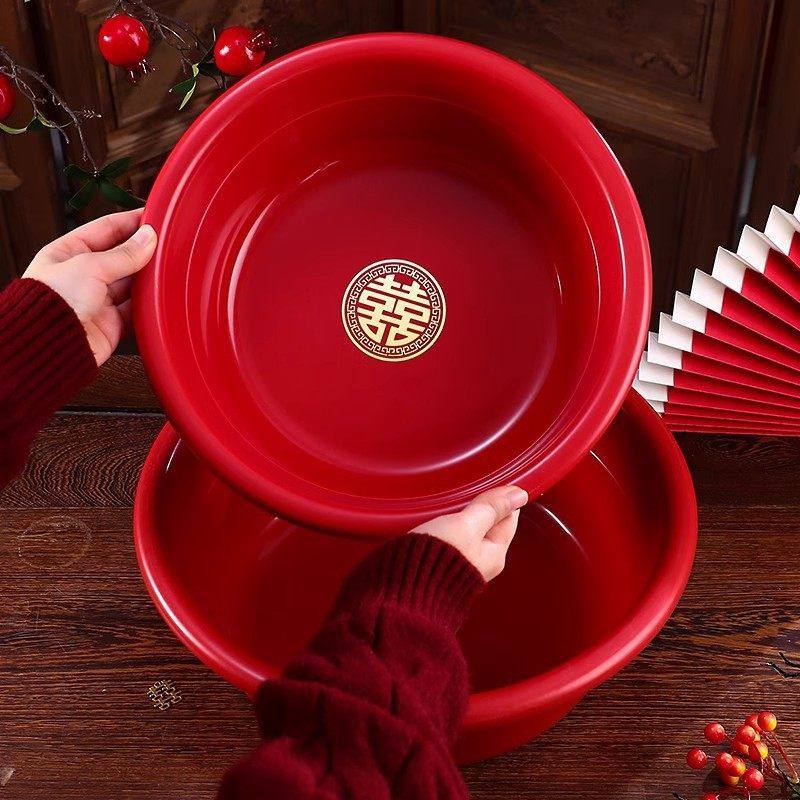 结婚喜盆女方出嫁陪嫁红色脸盆新人嫁妆洗脸套装婚礼喜庆用品大全,鲜花速递/花卉仿真/绿植园艺,鲜花拱门,淘宝优惠券,粉丝福利购,淘宝优惠卷