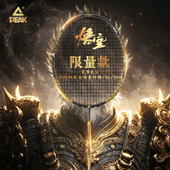 匹克羽毛球拍全碳素超轻高弹进攻比赛碳纤维单拍专业训练耐打套装