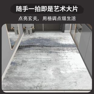 入户门地垫pvc可擦免洗定制地毯家用进门门口玄关脚垫子防滑地毯