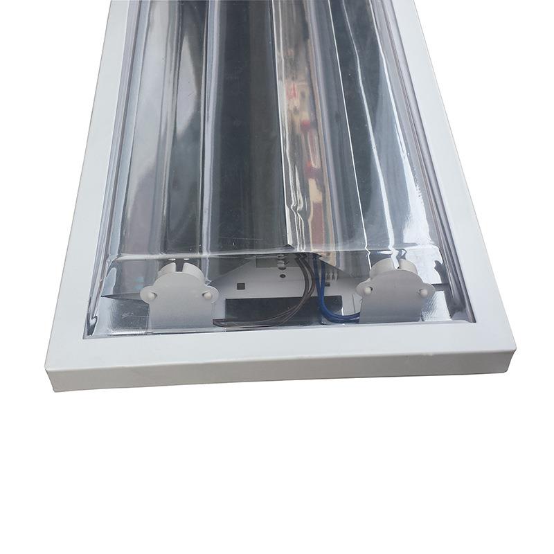 直销T8净化灯支架2*36W双管净化灯1.2米2x28W双管防尘支架T8支架