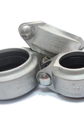 304拷贝林卡箍DN20-300沟槽卡槽抱箍哈夫节短接头考贝林管箍25kg