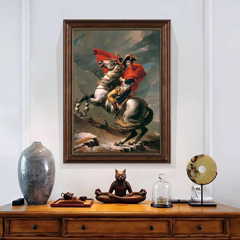 现代装饰油画世界名画玄关走廊过道装饰画欧式人物挂画复古壁画