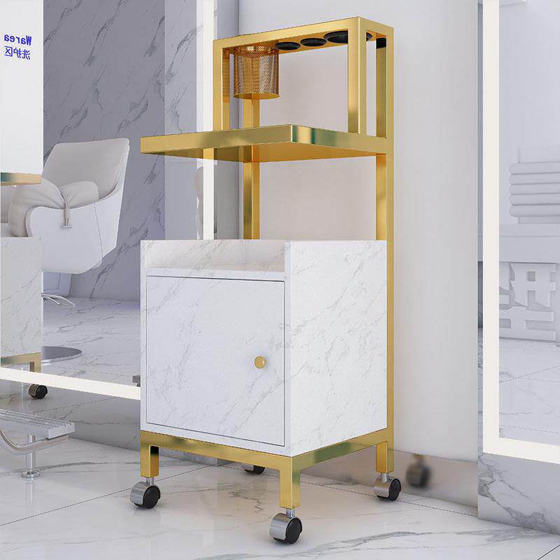 新款理发店柜子发廊工具车美发店置物架工具台美发推车小柜子