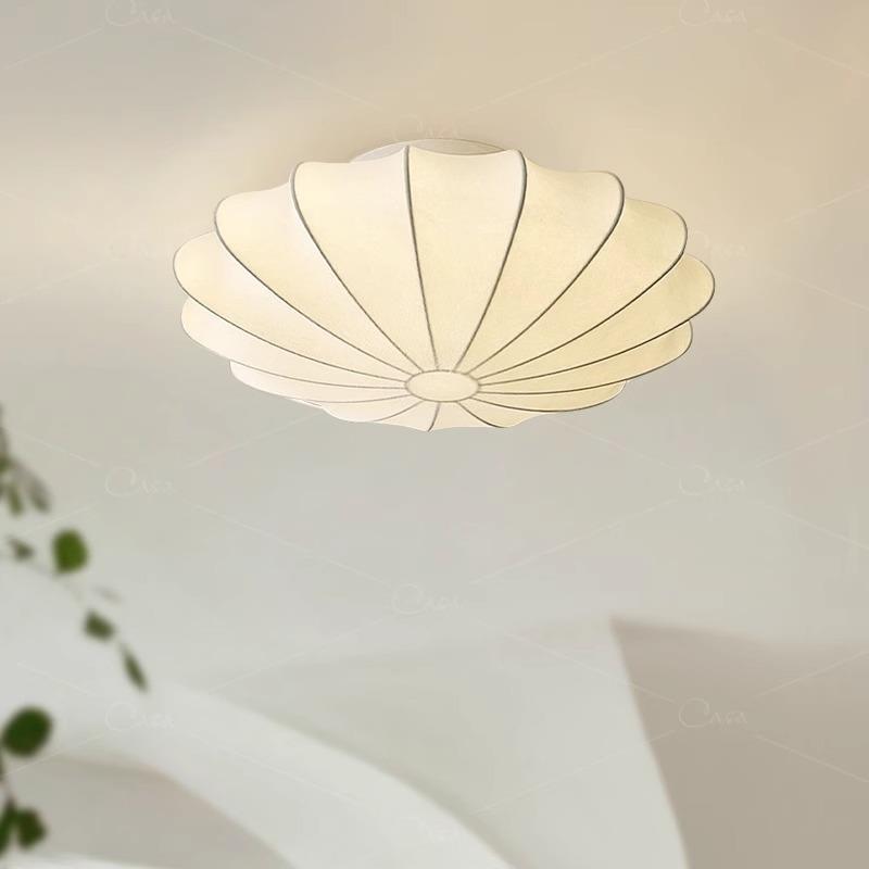 日式吸顶灯简约创意客厅灯后现代艺术卧室温馨房间书房设计师圆形