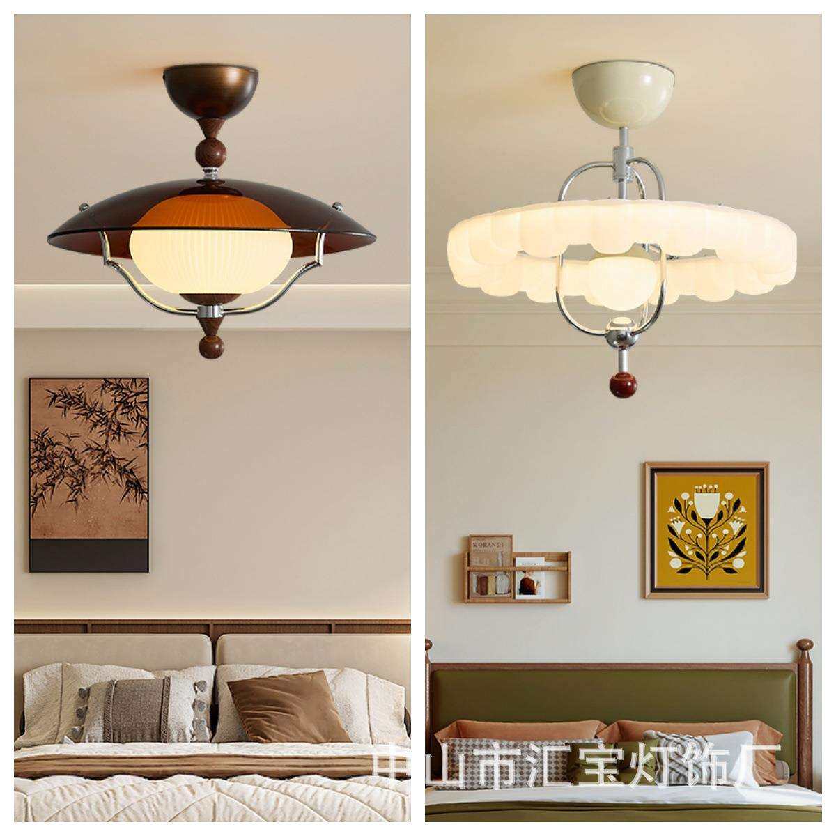 奶油风法式卧室吸顶灯中古主卧公主房灯具简约卧室灯设计师书房灯,农机/农具/农膜,播种栽苗器/地膜机,淘宝优惠券,粉丝福利购,淘宝优惠卷
