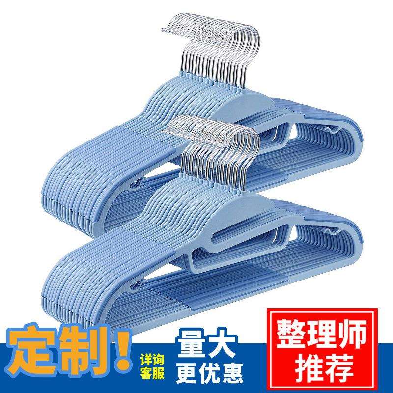 防滑无痕植绒衣架家用多功能成人衣服架子室内收纳服装晾挂衣架子