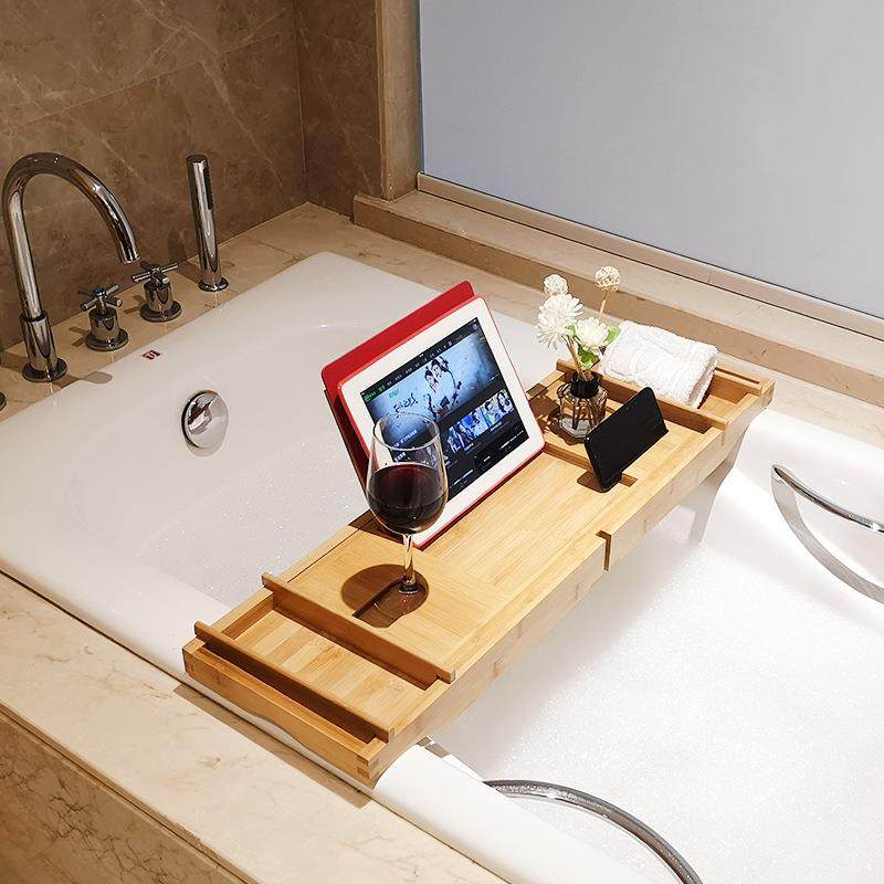 竹制浴缸置物架 欧式伸缩防滑浴缸泡澡支架 浴盆浴桶多功能置物架,农机/农具/农膜,播种栽苗器/地膜机,淘宝优惠券,粉丝福利购,淘宝优惠卷