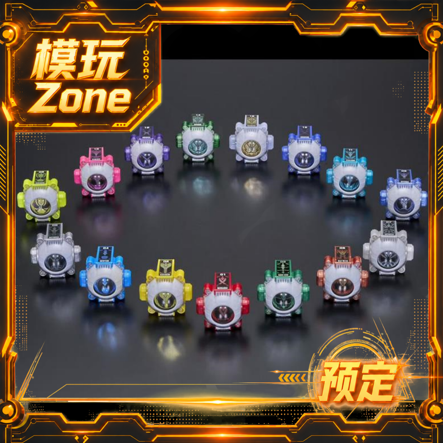 全款预定包邮 万代 PB CSM 假面骑士ghost 15伟人 眼魂 联动道具