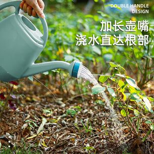 蓬浇花菜家用浇花喷壶4L种花洒神器大容量洒水壶花浇水壶淋壶壶壶