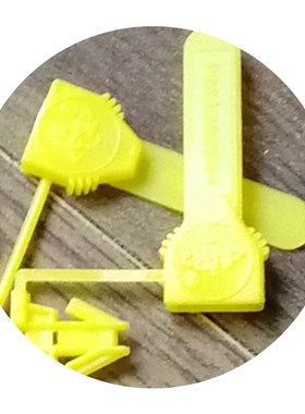 宁波水表铅封LXS-15F-50F家用民用黄色塑料铅封液封水表铅封