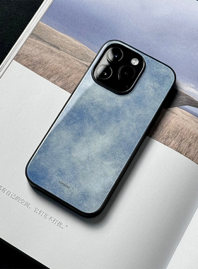 新中式壳语堂意境适用苹果iphone15Promax手机壳iPhone14Pro玻璃套13pro防摔12mini全包11Xsmax井天涧石X高级