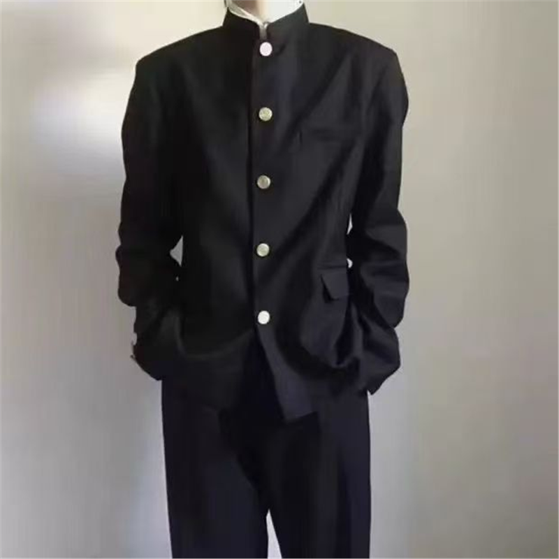dk制服初中高中生热血高校班服JK校服中山装西装学院风男女外套