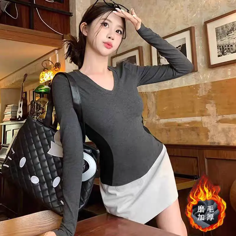 QIANSHUO瑧香极简女装修容上衣