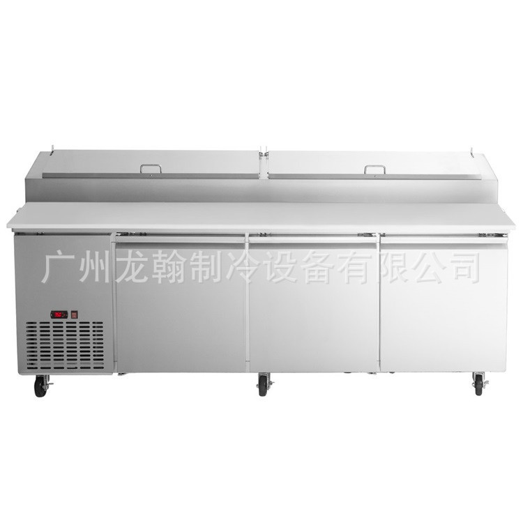 商用披萨沙拉撒料冷藏工作台