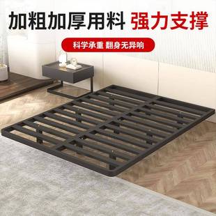 极床简床榻排头架15670架用主无卧骨双人简意米易家悬 悬浮榻床式