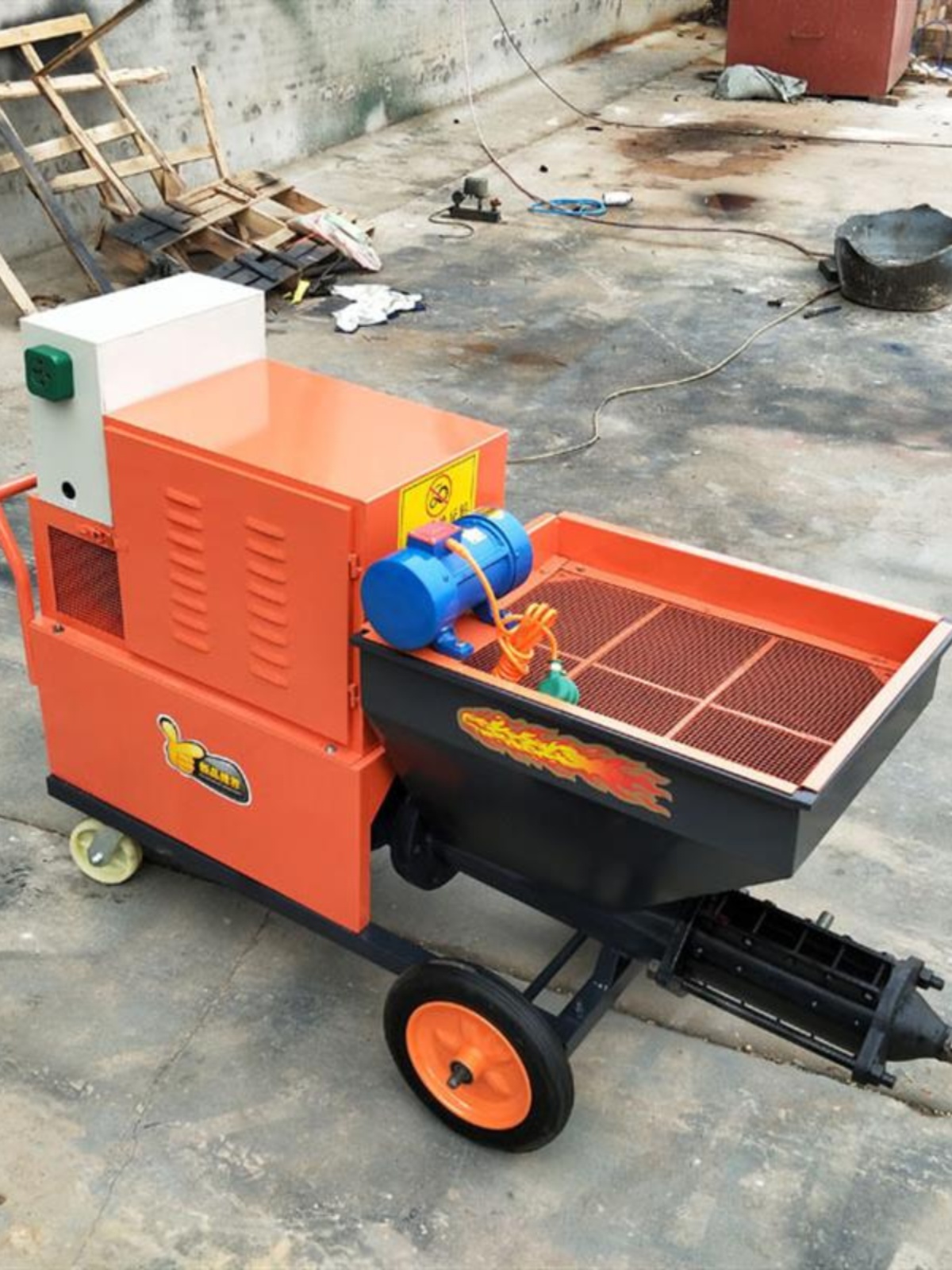 新电动小型气动喷浆机水泥砂浆假山喷涂机墙面喷浆机工厂直发促