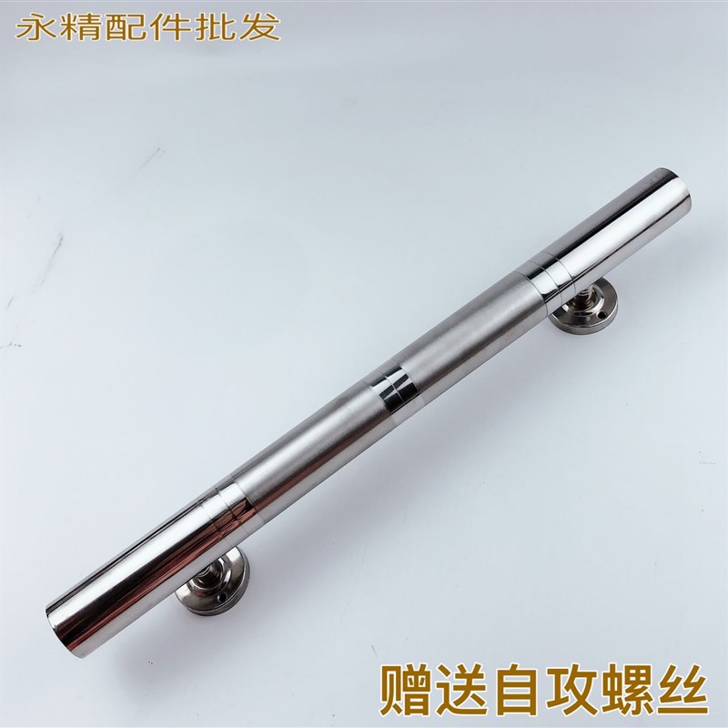 304材质木门小拉手门把手铝合金明装铁门简约不锈Y钢加厚拉手