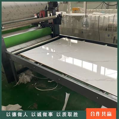 陶瓷辊扫平pet高光保护膜贴面机 平面板材pet膜生产线 机械