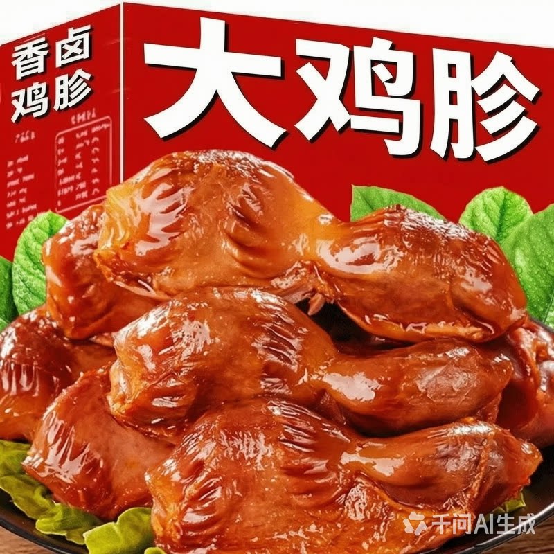 鸭胗开袋即食鸡胗卤味休闲食品小吃熟食肉类麻辣网红好吃解馋零食