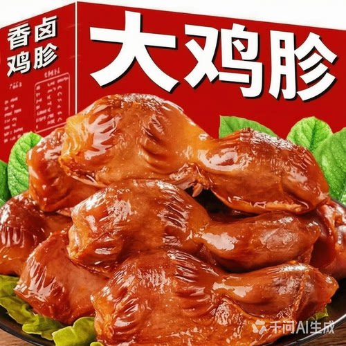 鸡胗开袋即食卤味休闲解馋小零食