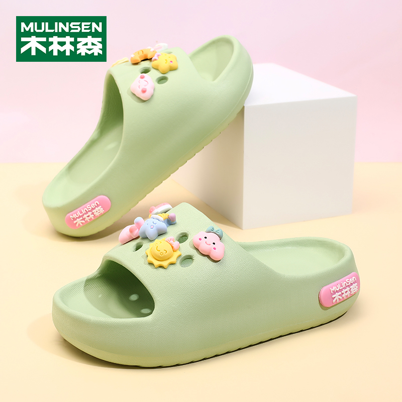 木林森女童拖鞋轻便防臭卡通凉拖