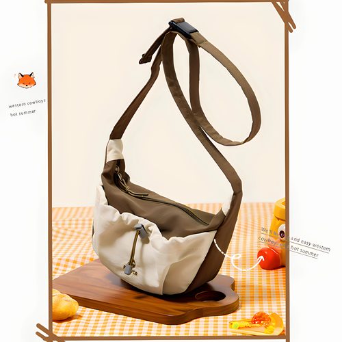 小众多功能胸包百搭通勤单肩斜挎