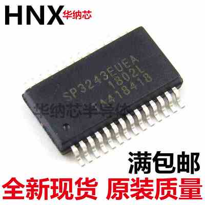 原装正品 SP3243EUEA SSOP-28 SP3243EUEA-L/TR 收发器芯片 贴片