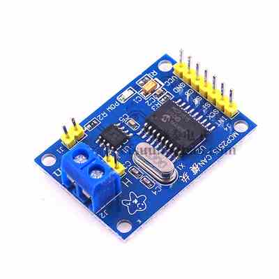 MCP2515 CAN总线模块 TJA1050接收器 SPI协议 51单片机程序例程