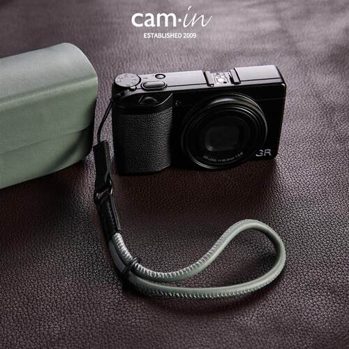 cam-in真皮相机护腕适用x100vi xt30理光GR3索尼a7c2快拆手腕绳