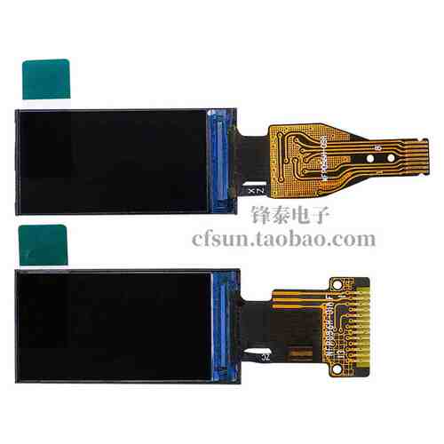 0.96寸TFT彩色IPS显示屏分辨率80*160焊接13PIN驱动ST7735S