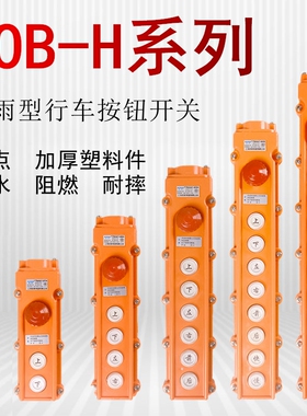 COB-61H/62H/63H/64H65H行车按钮开关防水起重控制盒电葫芦带急停