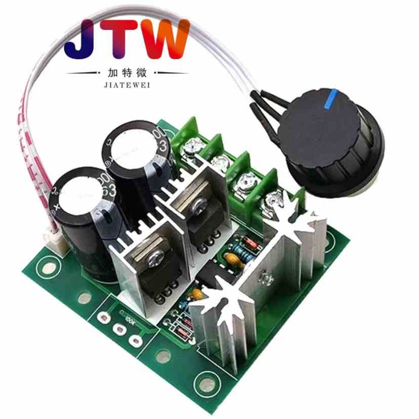 CCMHCW pwm直流电机调速器 外置调速旋钮 12V-40V通用 10A 配保险