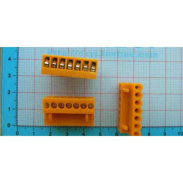 仅插头 HT3.96 7P 位 拔插式接线端子 接插件 间距3.96MM 10个