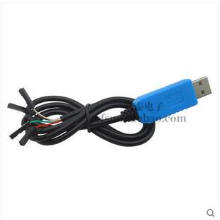 蓝色 PL2303TA USB转TTL RS232模块升级模块USB转串口下载线