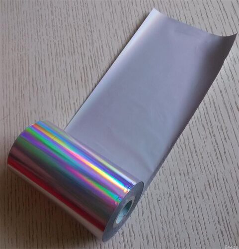镭射烫金纸电化铝无版过塑pu名片皮革吊牌烫金机用8cm*120m