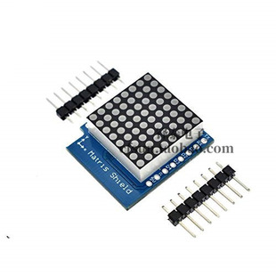 Matrix LED 屏蔽 V1.0.0 for D1 mini 8x8矩阵 点阵LED