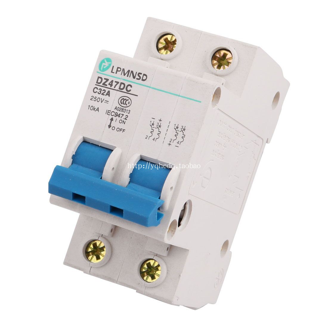 小型直流断路器DZ47DC 2P 16A 32A 25A 40A 63A 光伏直流空气开关