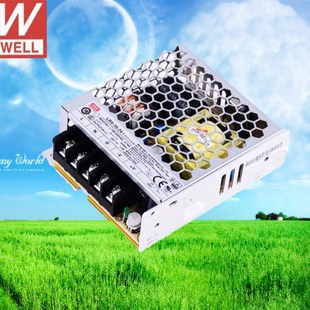 220转24V台湾12V明纬LRS-50-24直流S开关电源NES变压器100明伟350