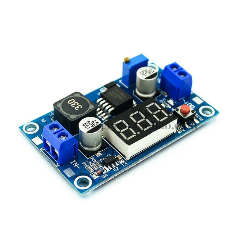 升级版 XL6009 DC-DC 可调升压模块 5-32V升5-40V 4A 带数显