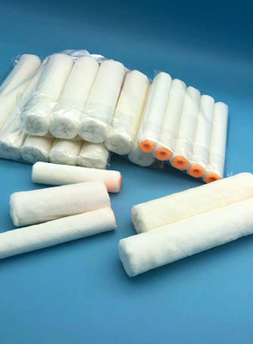 羊毛滚筒刷2寸4寸6寸8寸短羊毛大拇指刷油漆乳胶漆涂料小拇指滚筒
