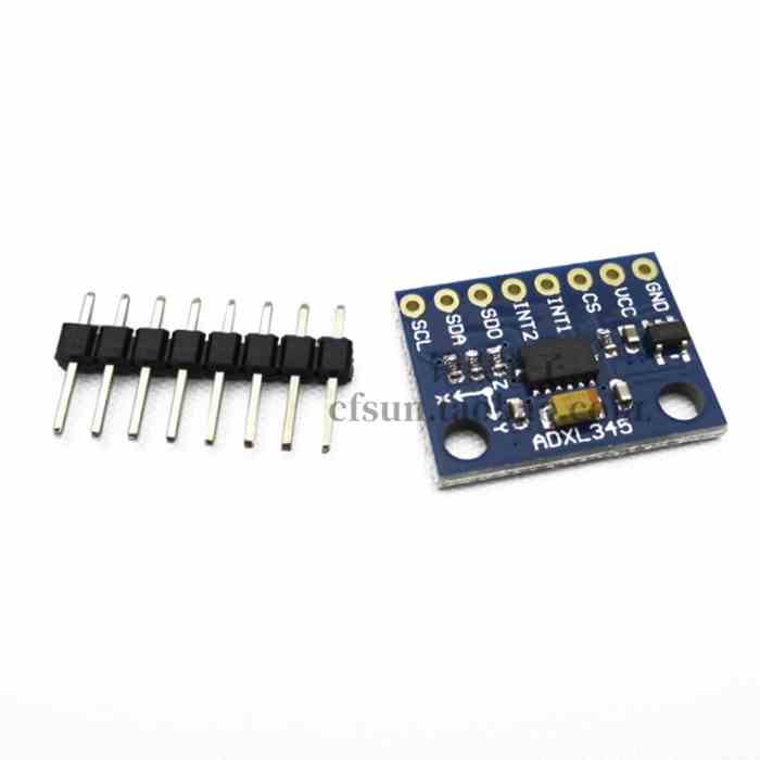 GY-291 ADXL345 数字三轴重力加速度倾斜度模块 IIC/SPI传输