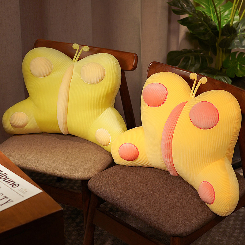 快速发货c椅子靠背垫靠枕办公室腰靠座椅靠背护腰靠垫抱枕座椅腰