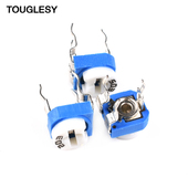 500只 102 RM065卧式 快速发货 蓝白可z调电位器电阻101 501 104