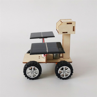 学生科技小制作太阳能月球车机器人diy手工制作材料科学实验玩具.