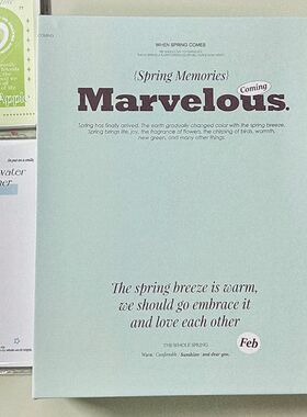 薄荷生巧四宫格卡册A5ins风简约高级爱豆自傲卡收纳册拍立得相册