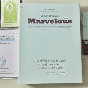 薄荷生巧四宫格卡册A5ins风简约高级爱豆自傲卡收纳册拍立得相册