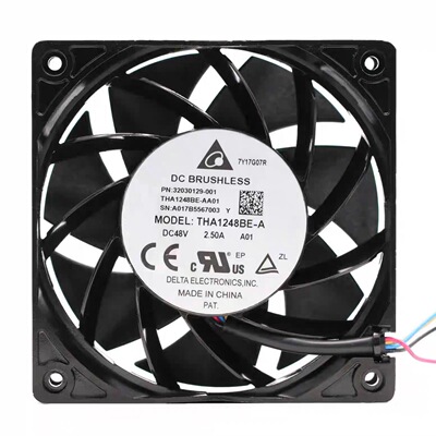 台达THA1248BE-A 48V 2.50A金属耐高温暴力风扇12038散热风扇12CM