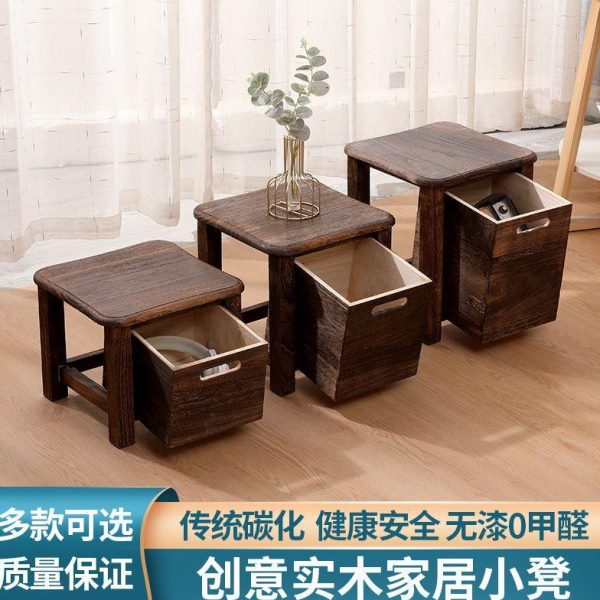 储物凳多功能玩具换鞋凳收纳凳床头柜北欧实木